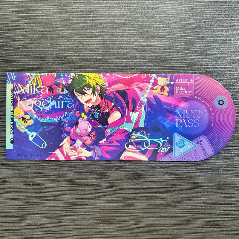 Kagehira Mika Record Ticket CN Valkyrie Ensemble Stars