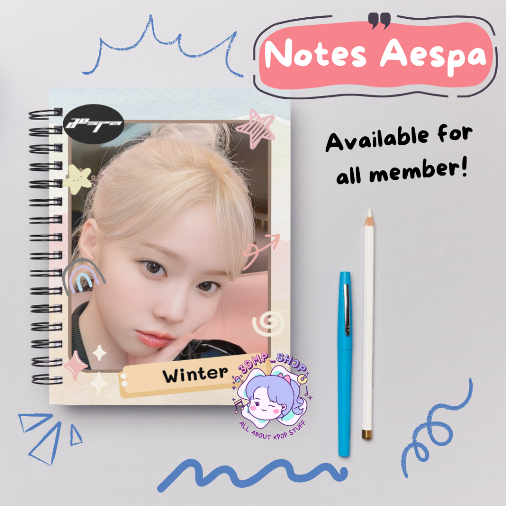 

Notes Buku Tulis Aespa Permember Winter Giselle Karina Ningning