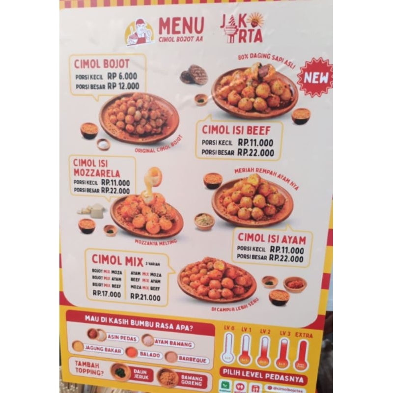 Cimol Bojot AA siap makan