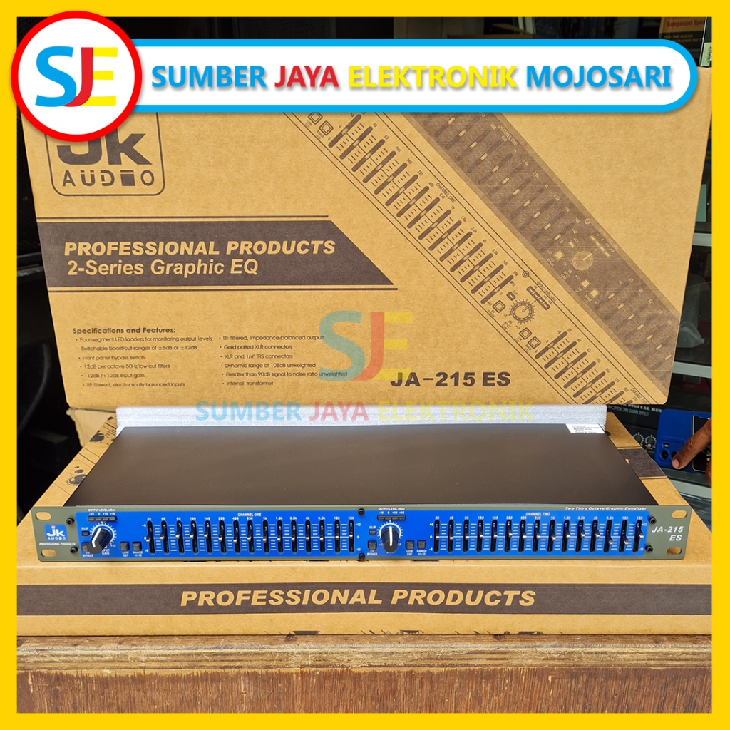 Equalizer JK Audio JA 215 ES Professional Equalizer