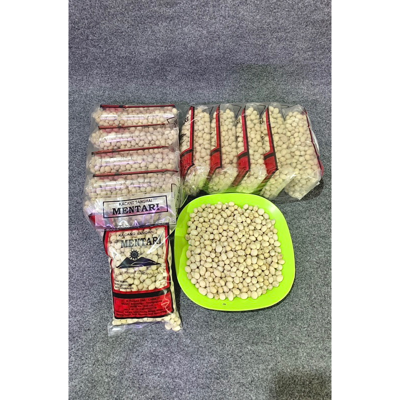 

kacang sanghai mentari,kemasan 500gr isi 10pcs camilan/jajan enak