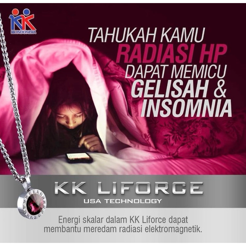 KK Liforce Original / Kalung Kesehatan / Kalung Anti Radiasi