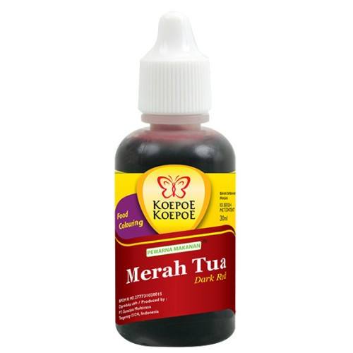 

Koepoe koepoe Pewarna Merah Tua 30 ML