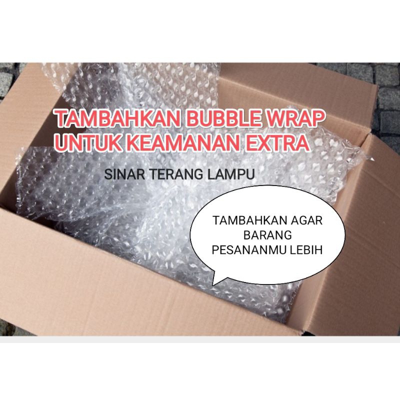

BUBBLE WRAP DUS PAKING EXTRA