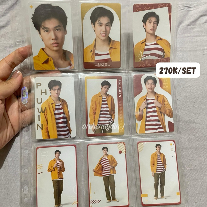 PONDPHUWIN official photocard LOL Fanfest 2023 Feel Fan Fun Phuwin Super Color Stunning Shining set 