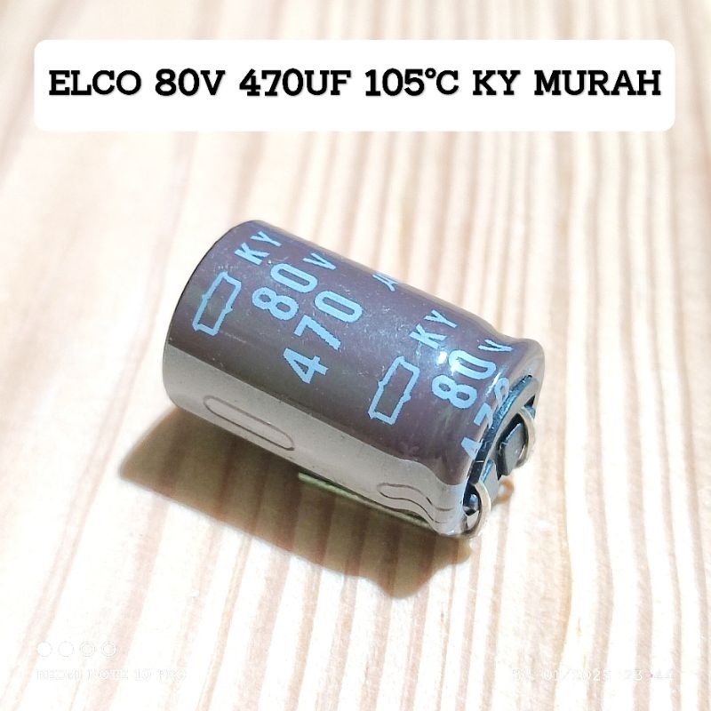 KAPASITOR ELCO 470UF 80V