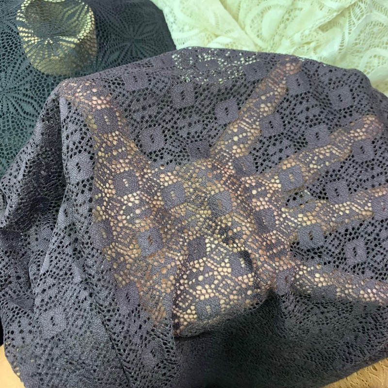 kain brokat premium - kain brokat import - kain brokat luxury korea [Coklat KOPI]