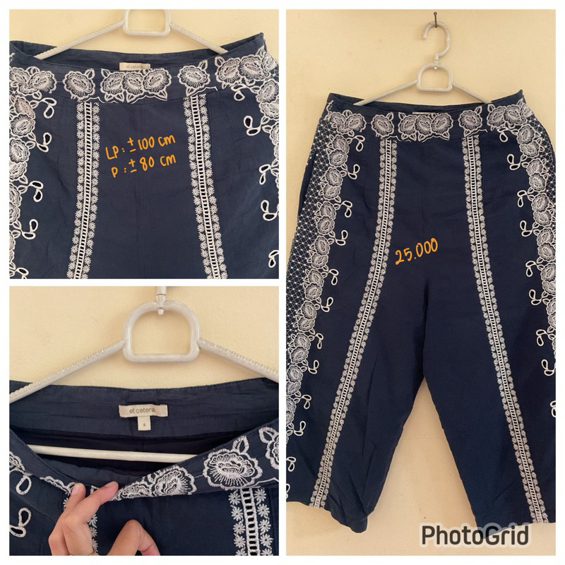 PRELOVED Celana Pendek Motif Et Cetera