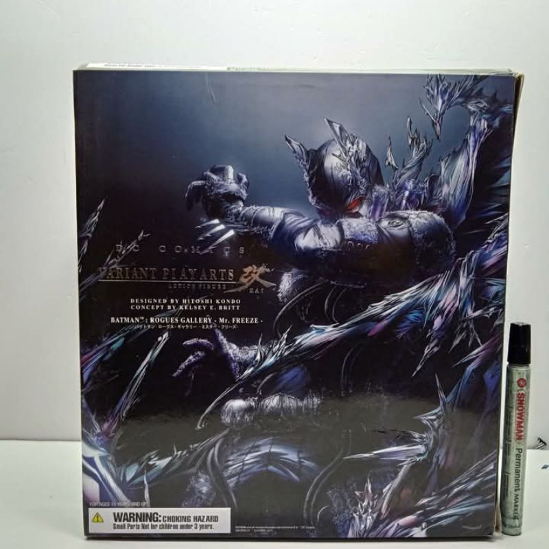 mainan action figurePlayarts batman rogues gallery mr freeze designed by hitoshi kondo concept by ke