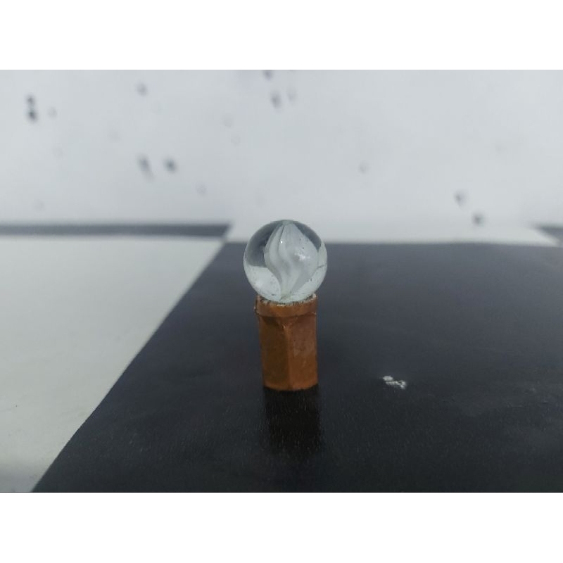 kelereng balap warna putih