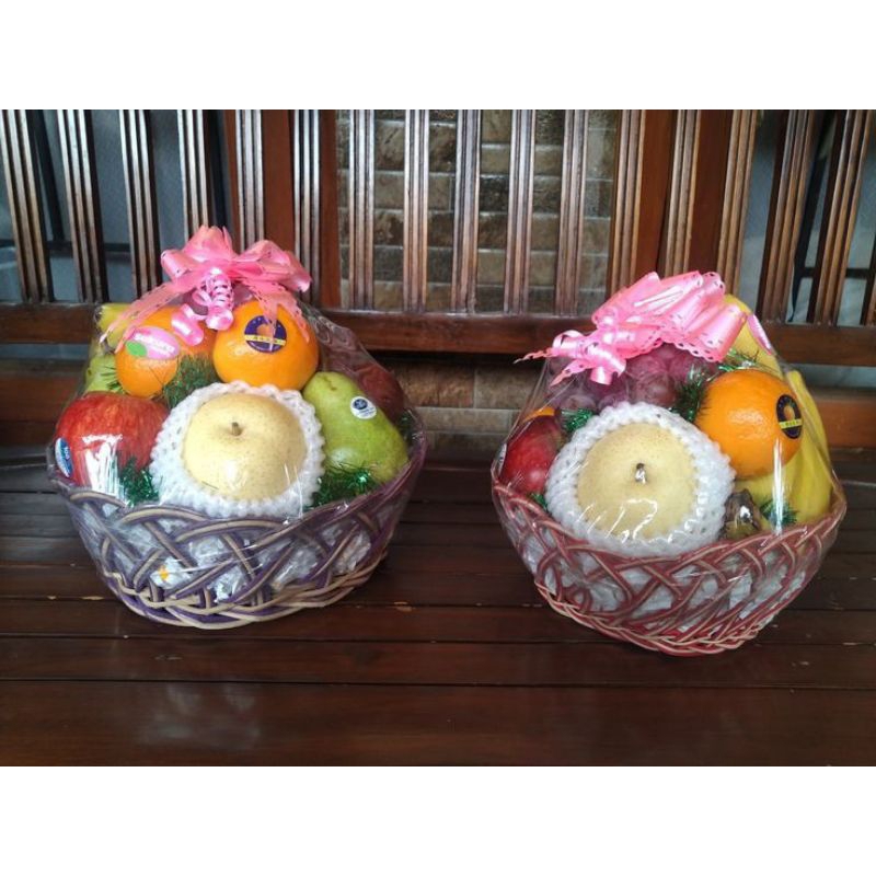 

Parcel Buah Fres / Hampers Buah Kecil - Free Kartu Ucapan