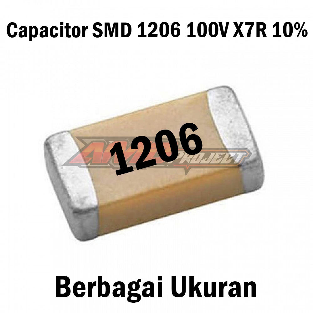 Capacitor SMD 220pF 470pF 47nF 100nF 1206 Ceramic 50V Kapasitor Toleransi 10 Ceramic SMT