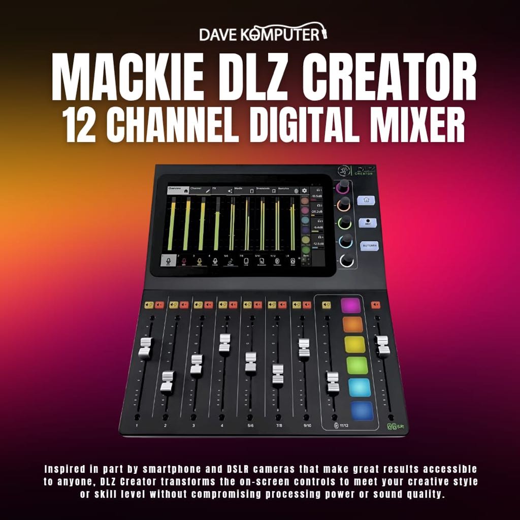 Mackie DLZ Creator 12-channel Digital Mixer