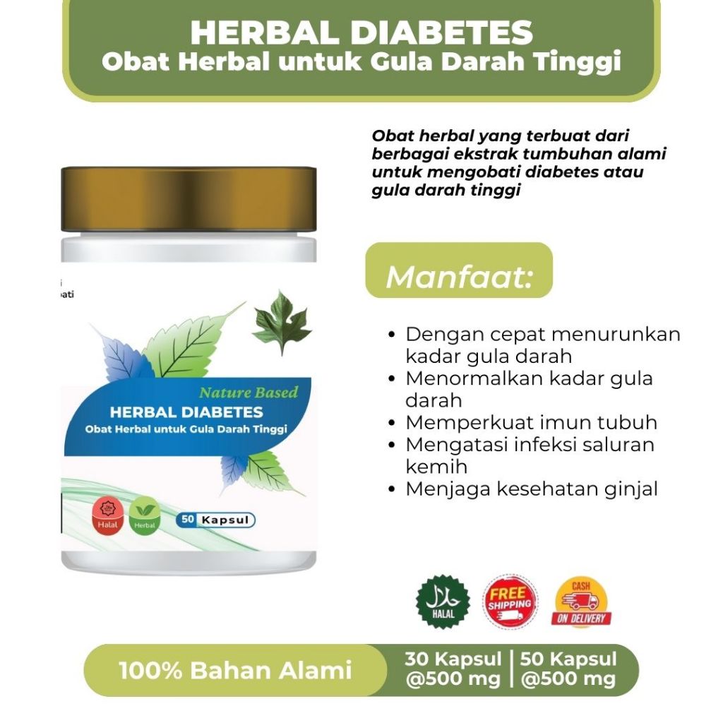 

HERBAL DIABETES, Darah Tinggi.Kolesterol.ORIGINAL