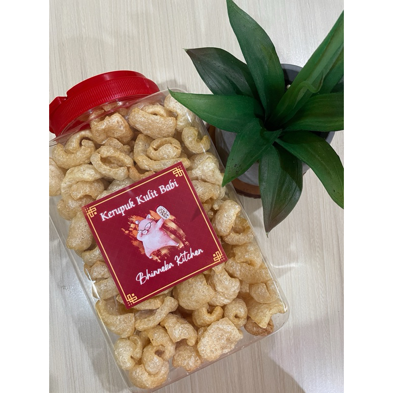 

RB Kerupuk Kulit Babi Premium, Ukuran Toples 4Liter