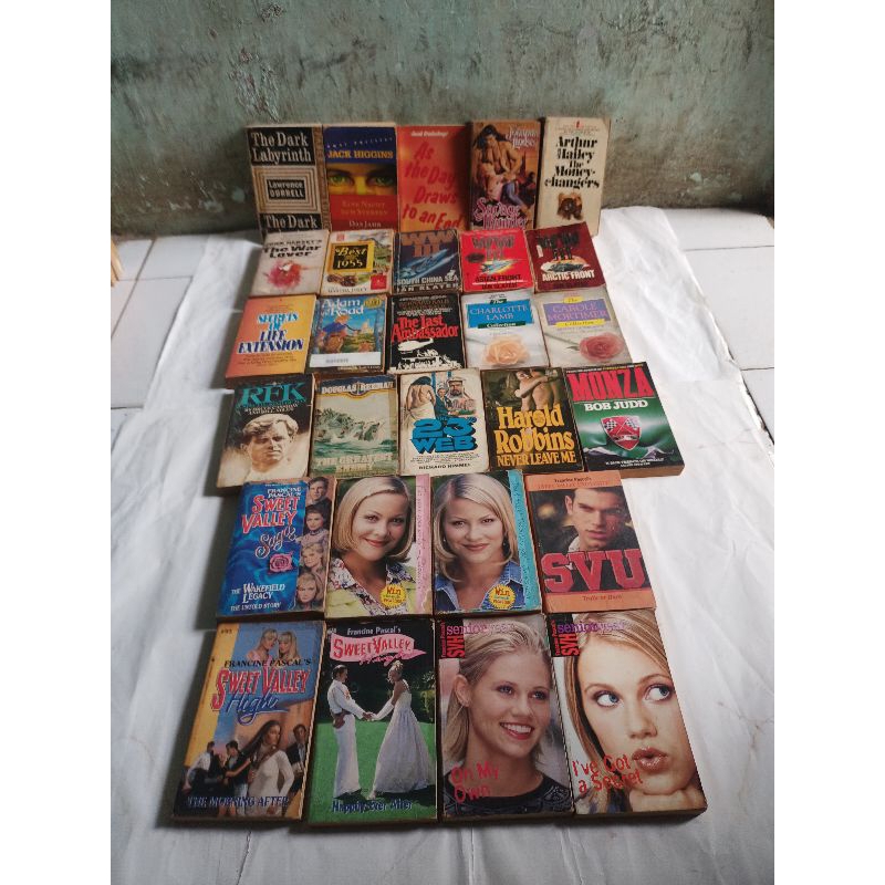 NOVEL THE DARK, EINE NACHT, AS THE DAY, SAVAGE THUNDER, THE MONEYCHAGERS, THE WAR LOVER, THE BEST, W