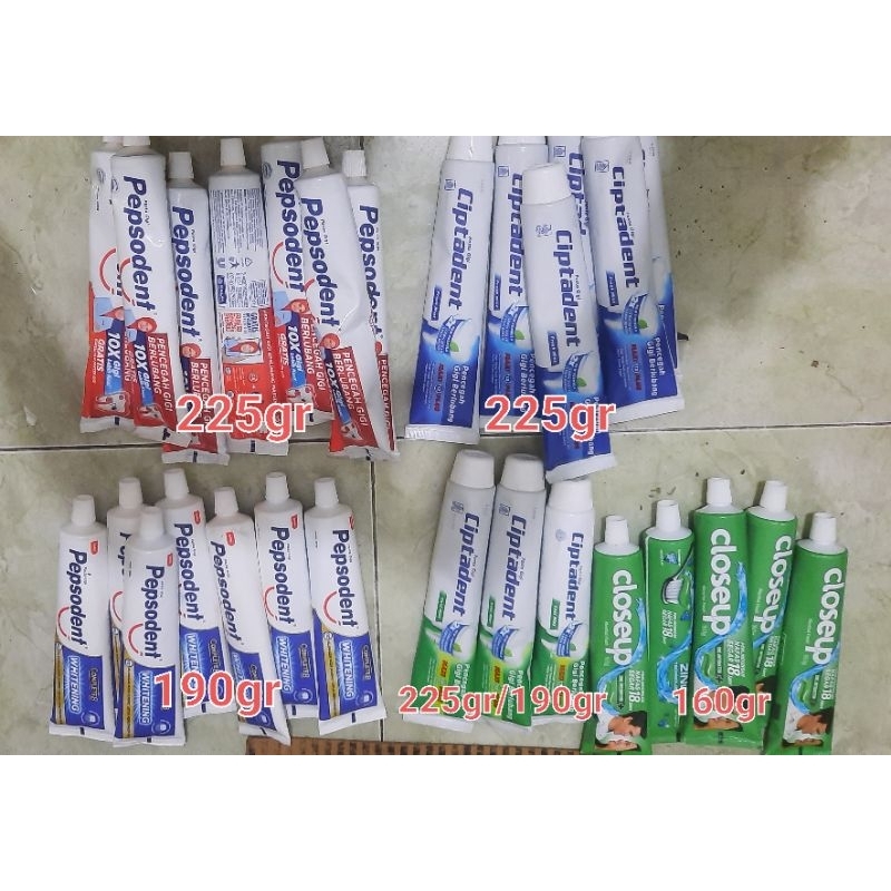 TERMURAH Pasta Gigi Pepsodent/Ciptadent/Close Up Non Dus