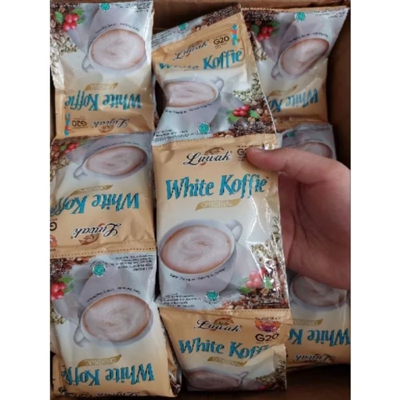 

1 renceng [ 10 pcs ] kopi luwak white coffee 20gr