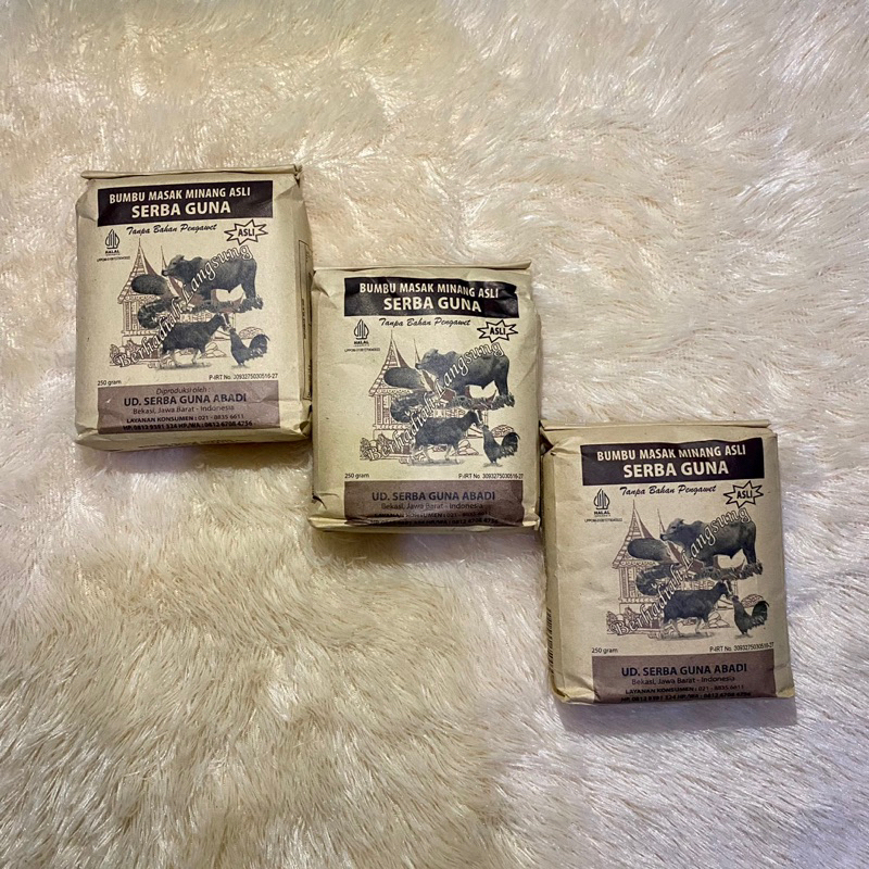 

Bumbu Masak Minang Asli "SERBAGUNA