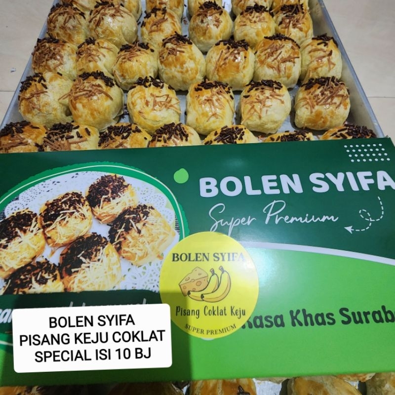 

BOLEN PISANG COKLAT KEJU SYIFA SPECIAL ISI 10 BJ