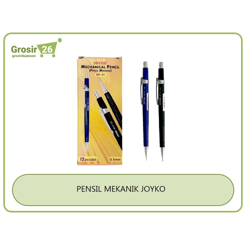 

(1 pcs) pensil mekanik joyko mp-01 mechanical pencil 0.5 mm