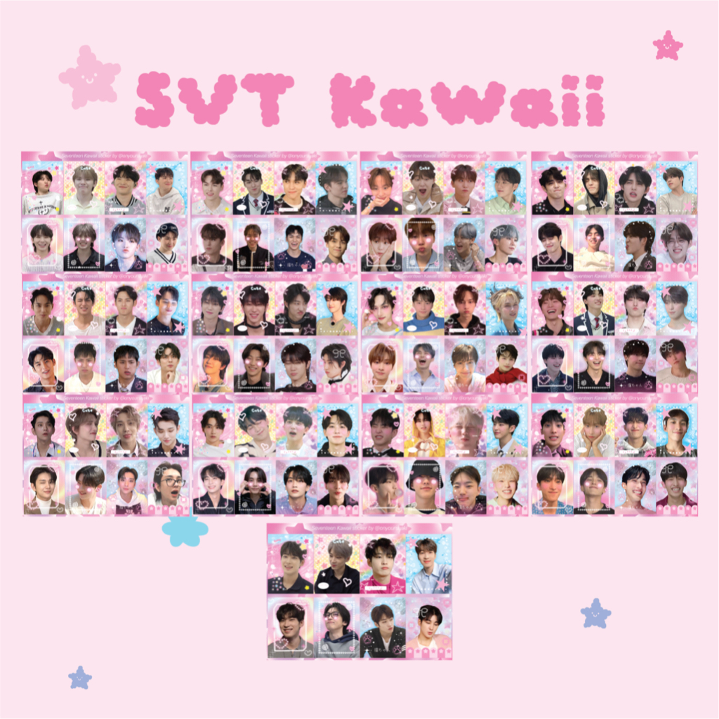 

Seventeen Kawaii Sticker - Member