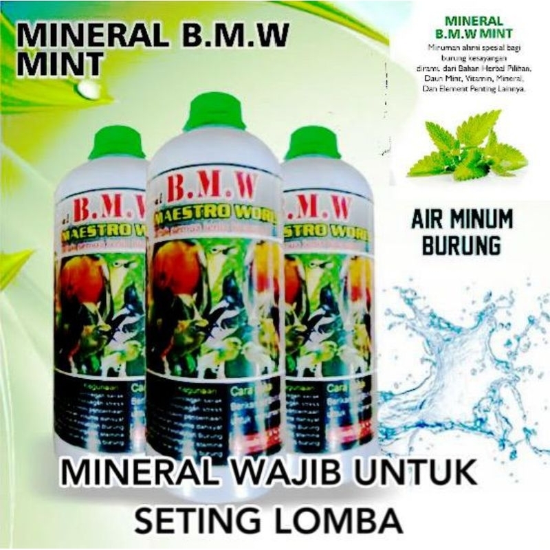 

AIR MINERAL BMW MINT 1 lITER