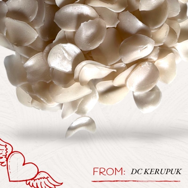 

kerupuk mentah ikan warna putih 500g