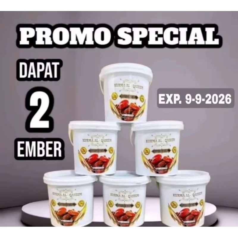 

PAKET 2 EMBER KURMA AL QASSIM