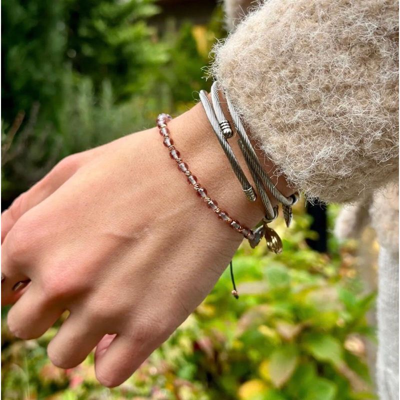 Gelang Zultanite CHANGE COLOR Serut Bead 4 mm