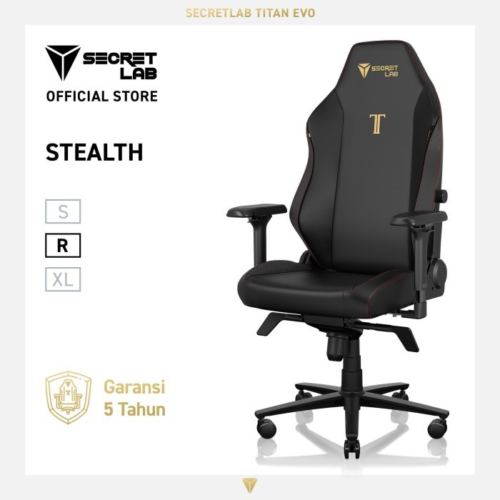 Secretlab TITAN Evo NEO™ Hybrid Leatherette Kursi Gaming — Stealth