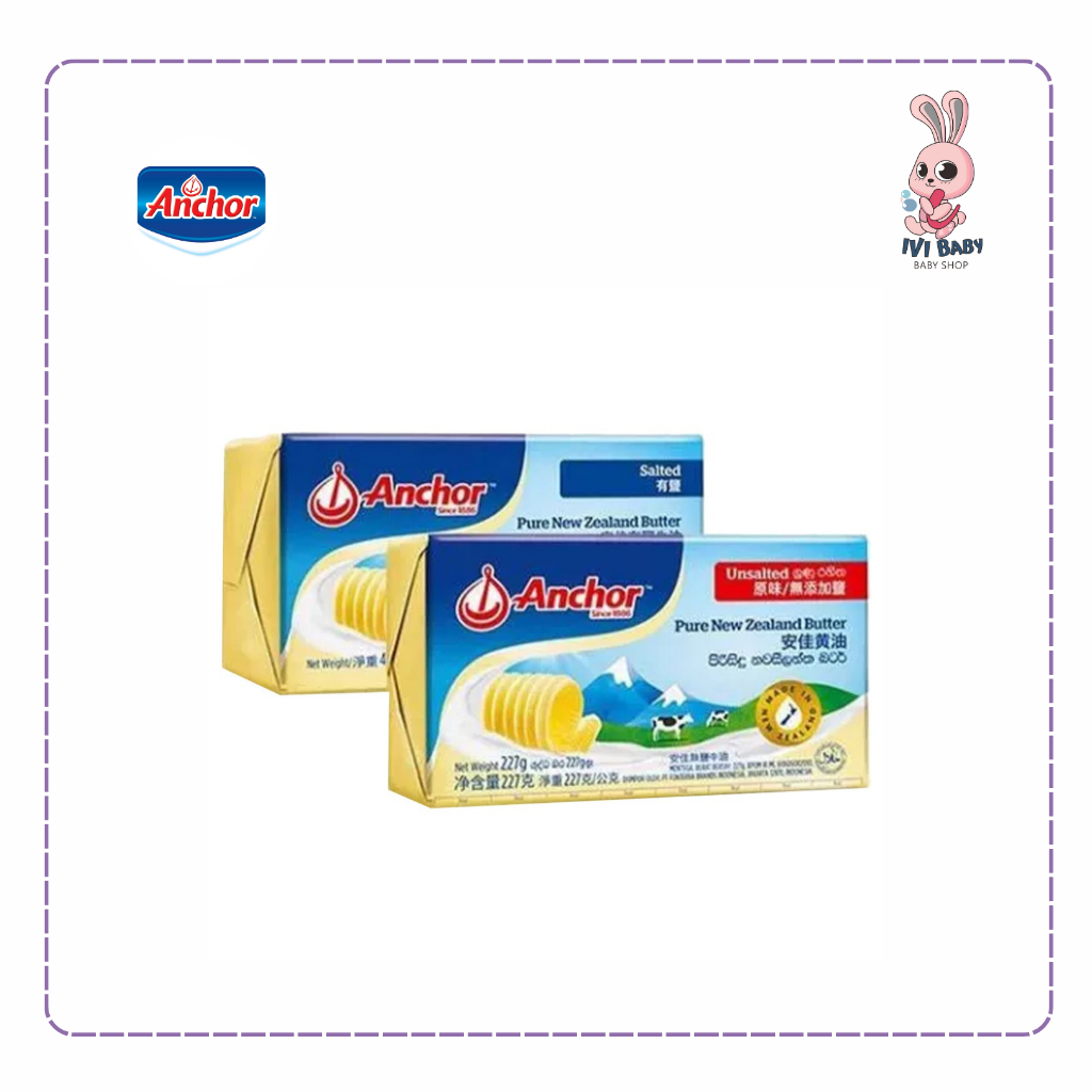 

Unsalted Butter & Salted Butter Anchor Block (Pengiriman Via Instant)