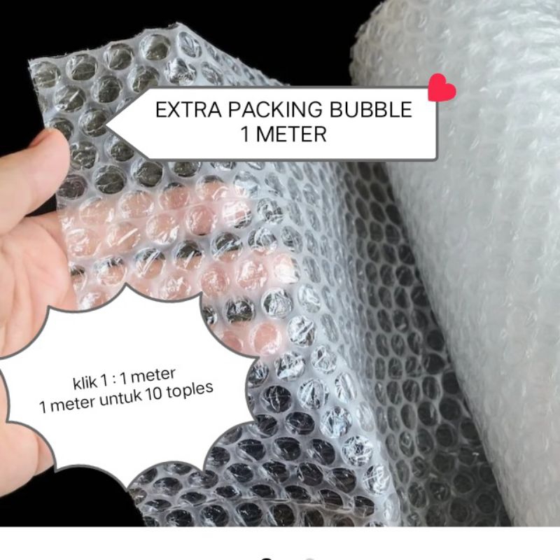 

EXTRA PACKING BUBBLEWRAP (1 METER)