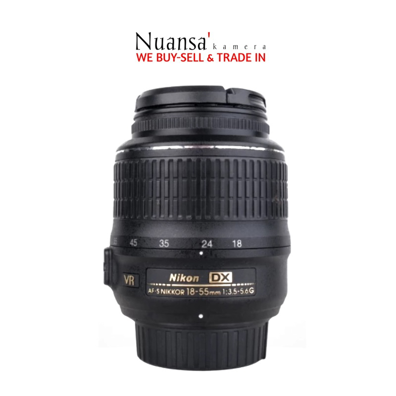 Lensa nikon 18 55mm AF-S DX Murah