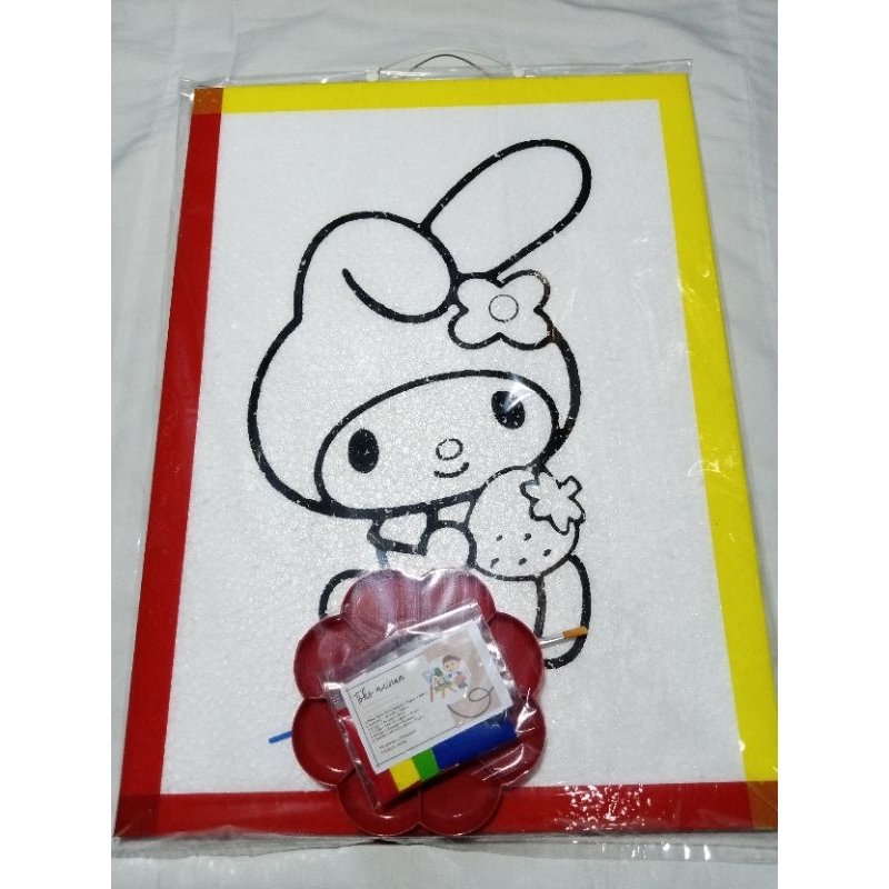 

LUKISAN STYROFOAM MY MELODY | LUKISAN ANAK | MAINAN ANAK | BELAJAR MELUKIS