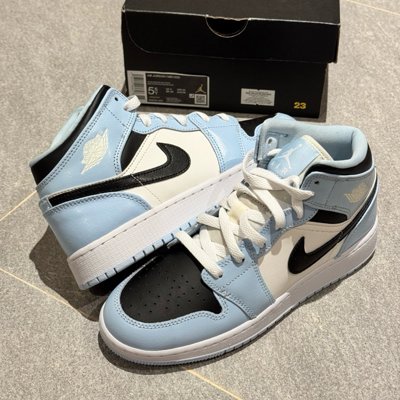 Air Jordan 1 Mid Ice Blue GS (100% Original)