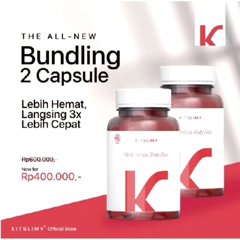 Kitslimy Paket Hemat | 2 Botol Capsule kitslimy