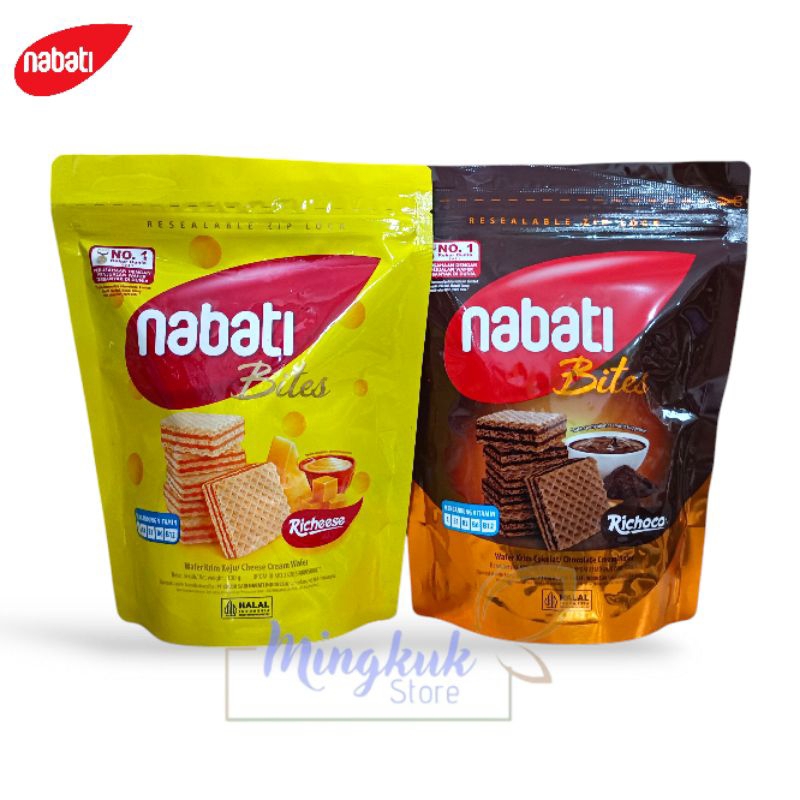 

Nabati Bites 112gr Pouch - Nabati Bites Richeese, Richoco