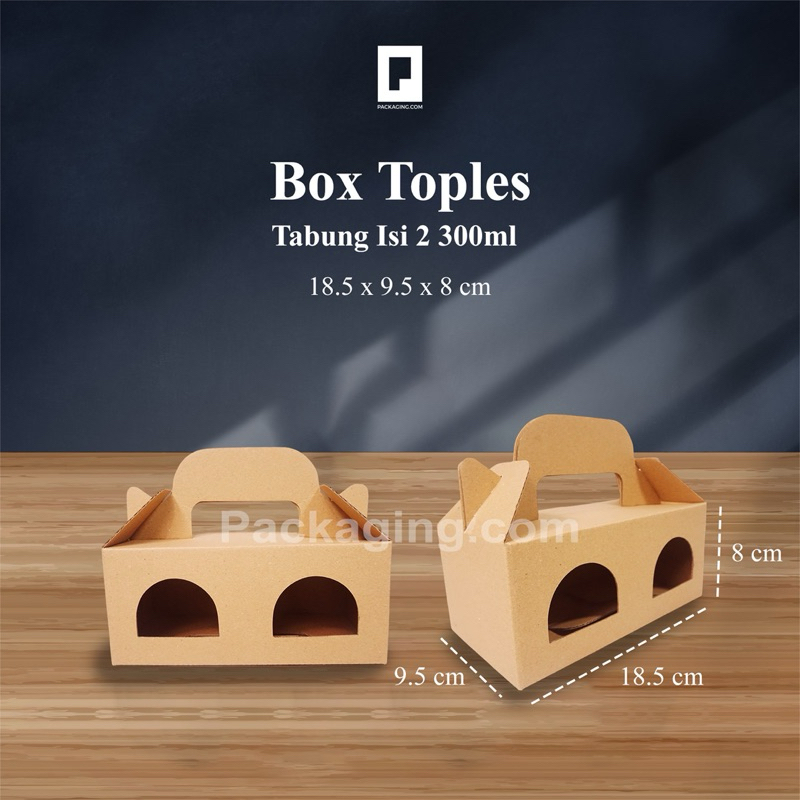 Box Toples Tabung 300 Ml/Box Toples Tabung 400 ML