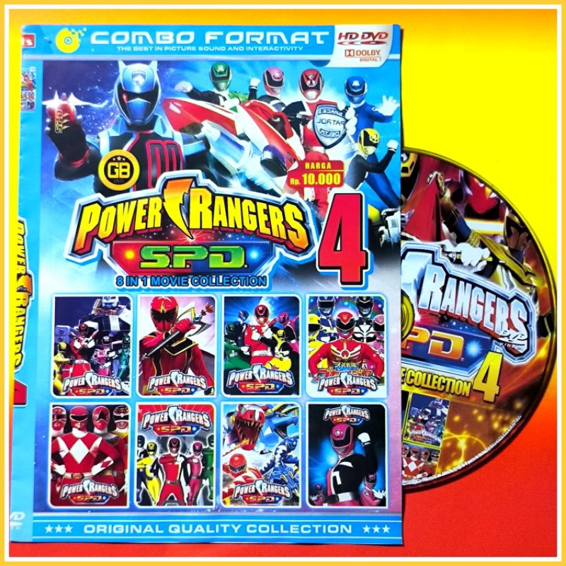 Kaset Film Kartun Anak Koleksi Power Rangers SPD Vol.4 Pilihan Terbaru
