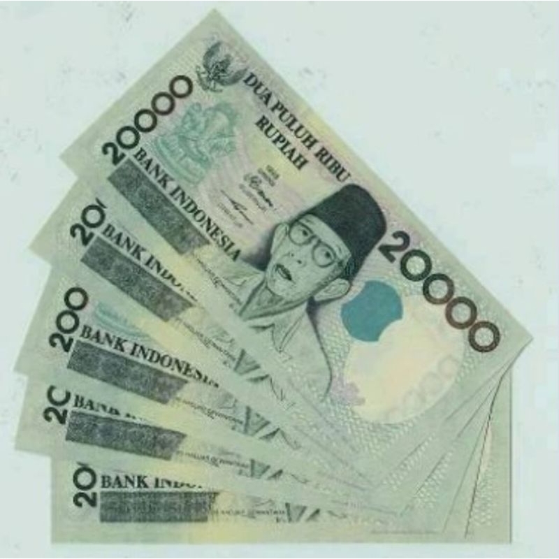 Uang kuno 20.000 Rupiah Ki Hajar Dewantara Thn 1998