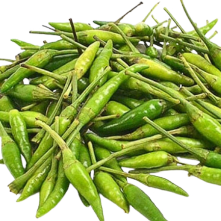 

Cabe kecil hijau segar 500gr