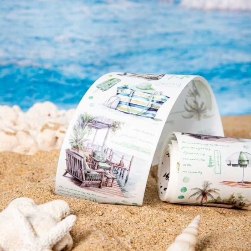 

(KJ84) BEAUTIFUL BEACH SET STICKER (baca deskripsi)