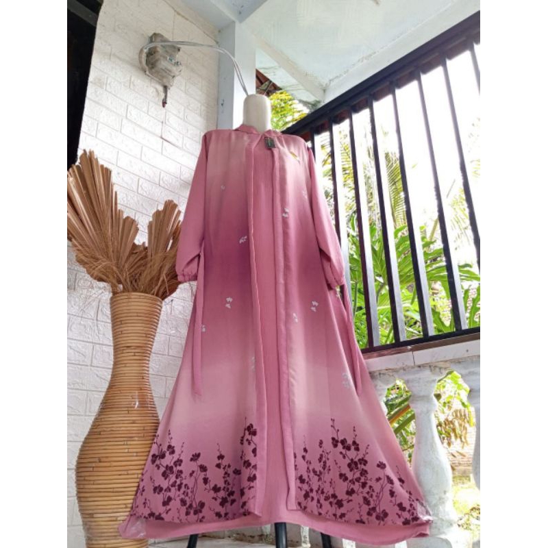 Gamis Brand Geka Collection Premium Model Buka Tutup