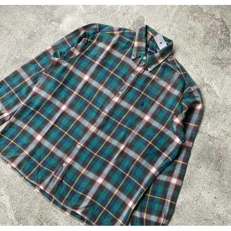 KEMEJA FLANEL RAPLH LAURENT