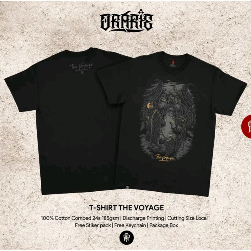 Orarie Tshirt the voyage katun combed 24s