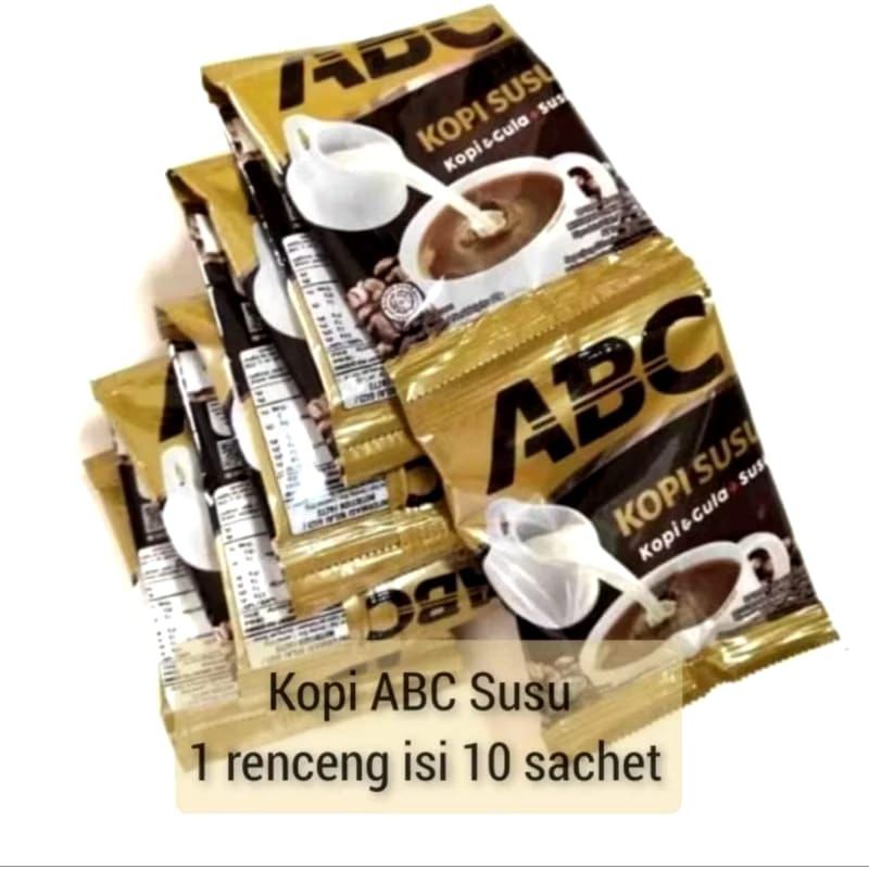 

KOPI ABC Susu 1 rcg isi 10 pcs