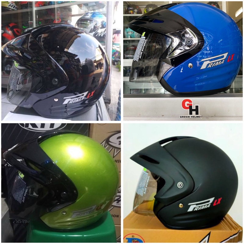 HELM HIU PRIMA LX POLOS | HELM HIU BIRU TNI AL