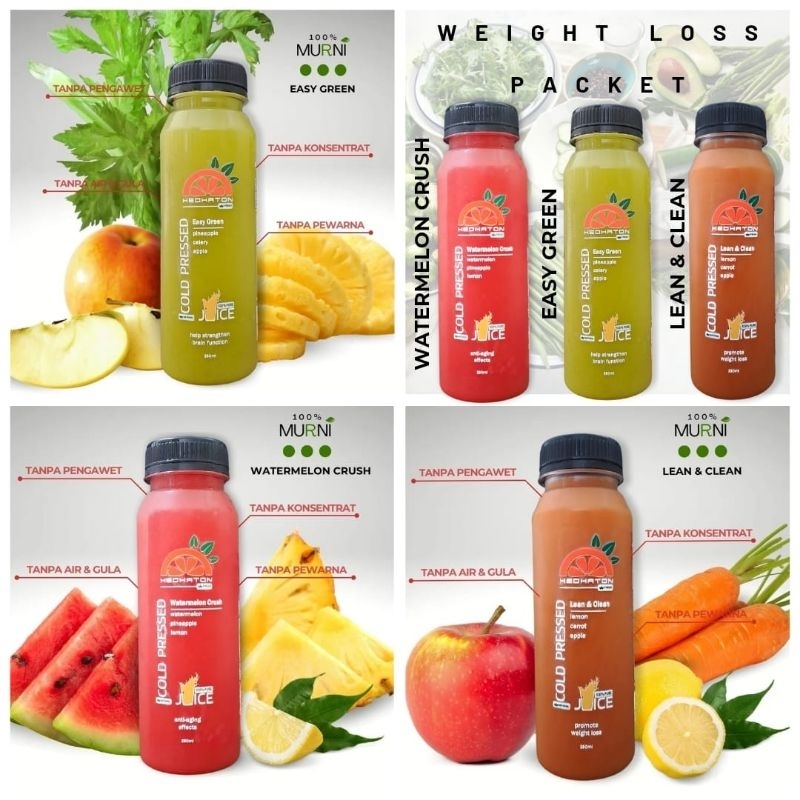 

WEIGHT LOSS Packet - Cold Pressed Juice - Murni