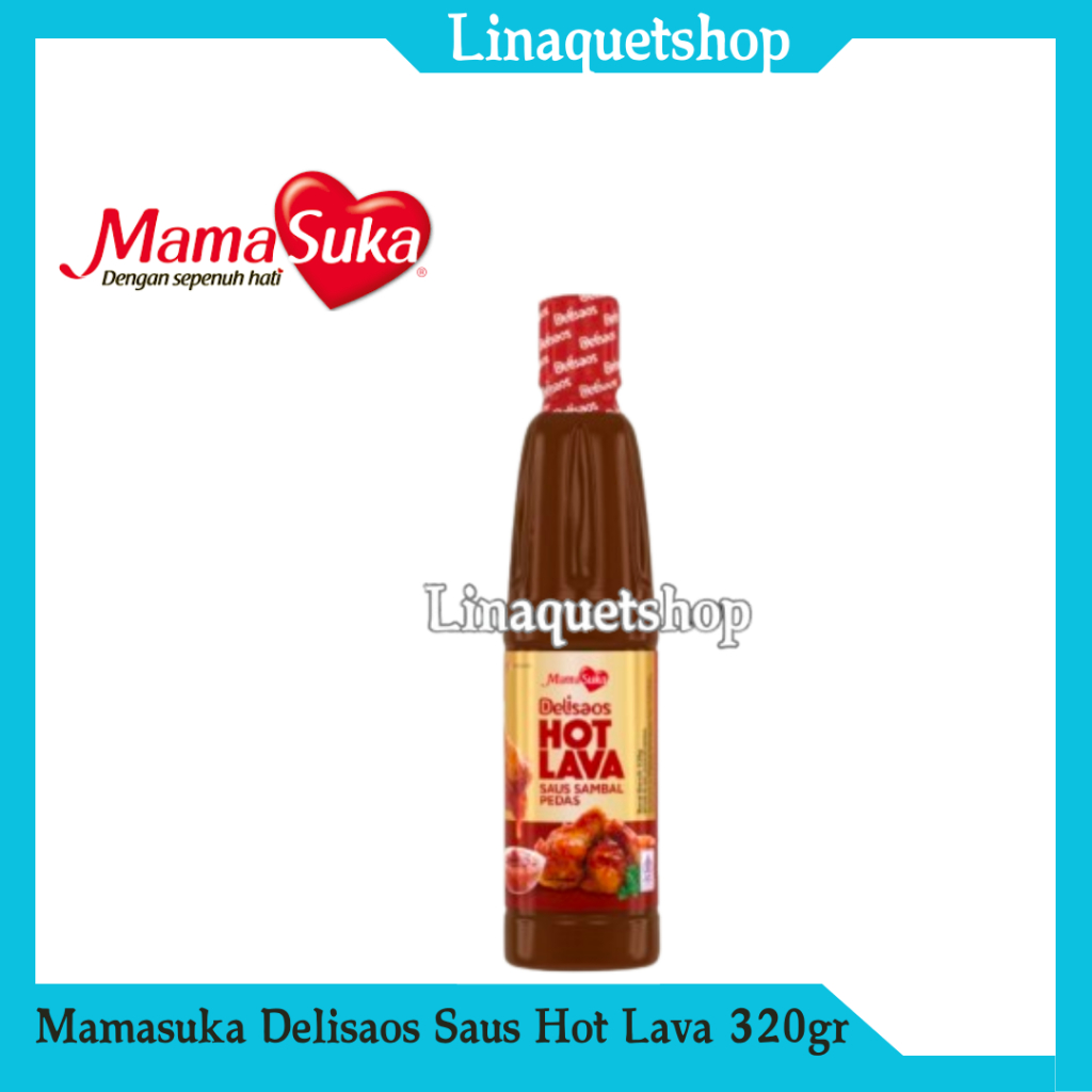 

MAMASUKA Delisaos Saus Sambal Pedas Hot Lava 320gr